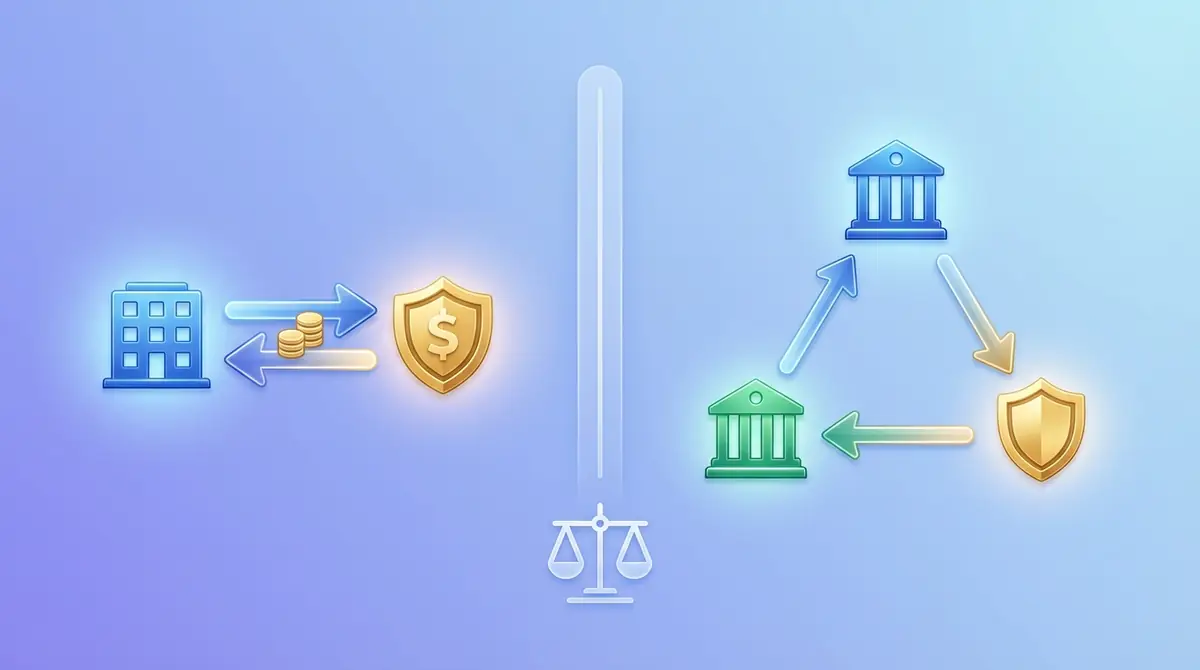 2社間・3社間ファクタリングの違いを図解で比較