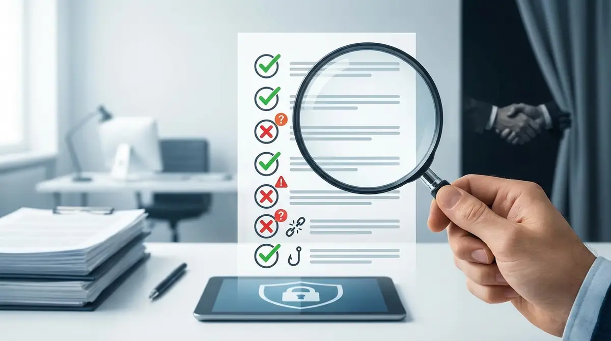 悪徳業者を見分ける7つのチェックポイント