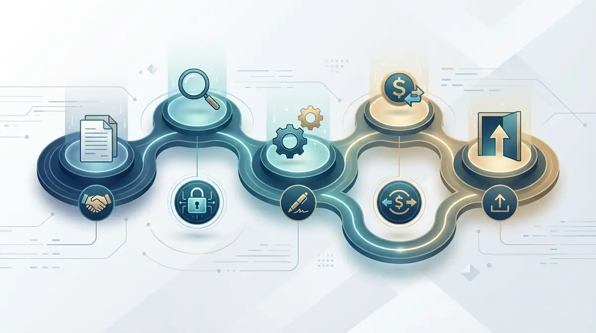 ファクタリングの利用手順【5ステップで解説】