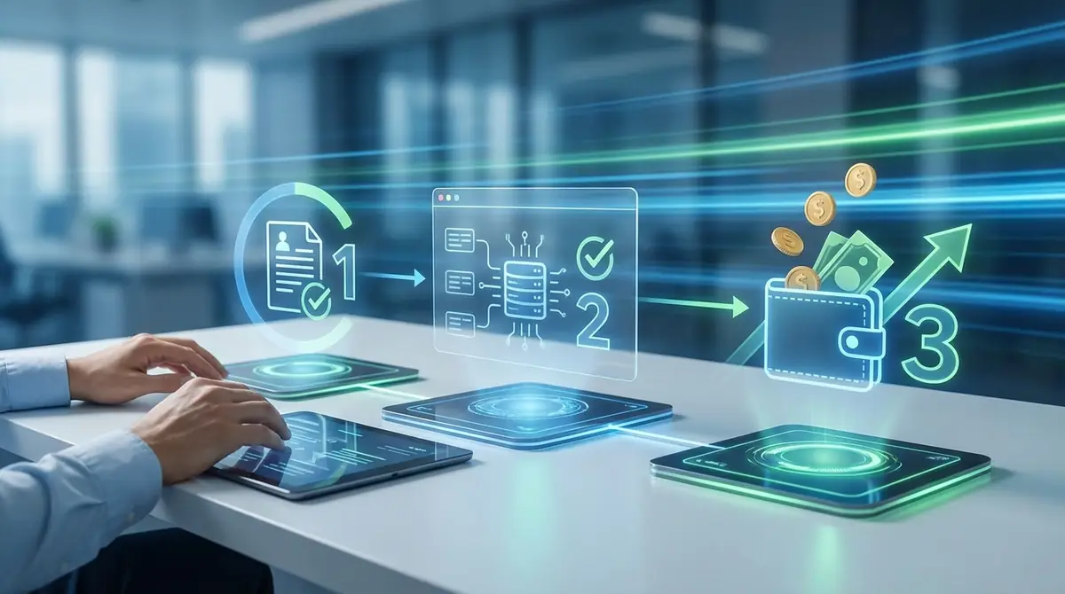 請求書ファクタリングの申し込み手順【3ステップで完了】