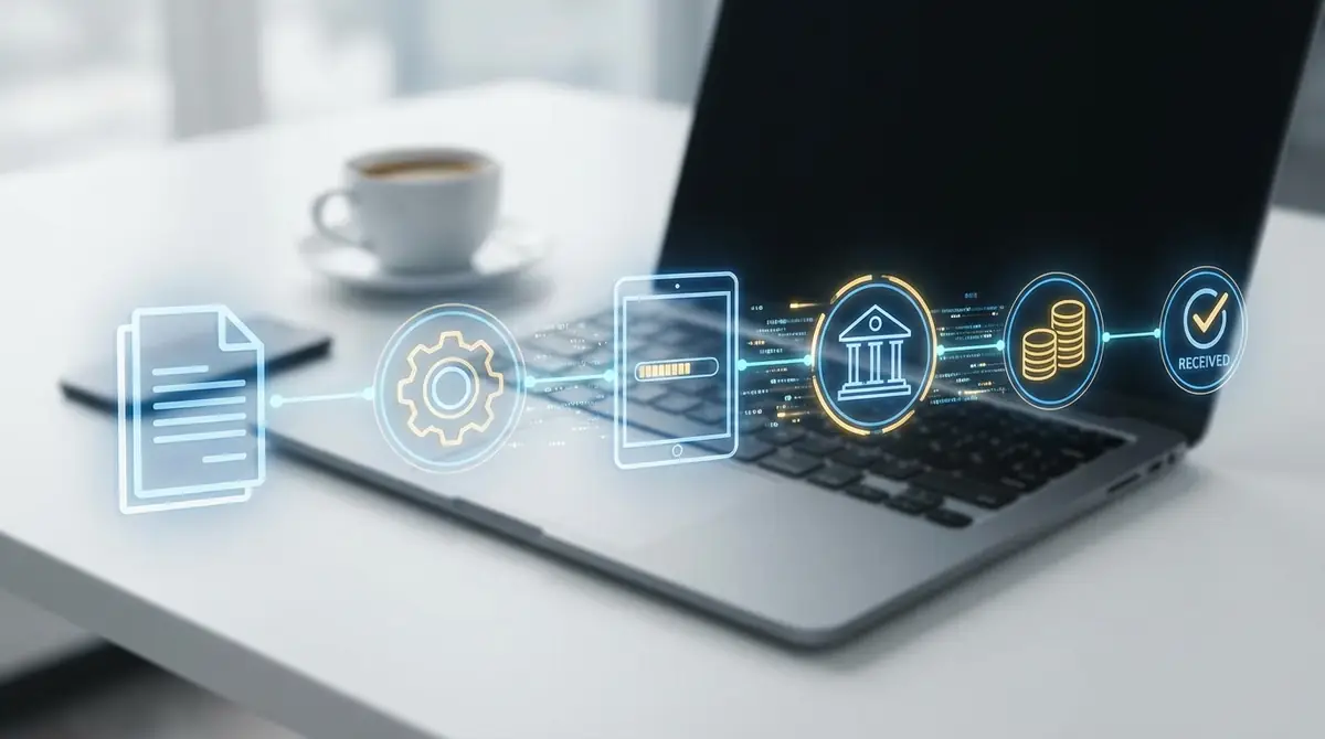 請求書のみファクタリングの利用手順【5ステップで即日入金】