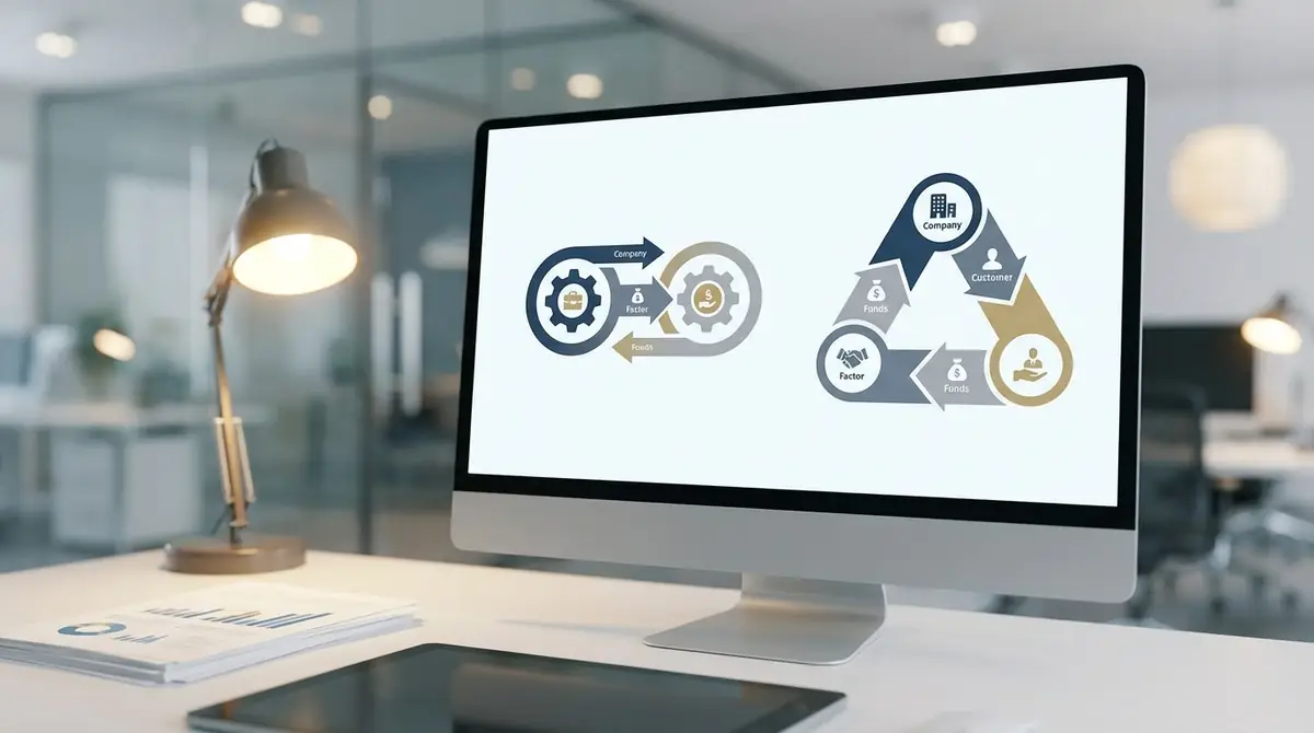 ファクタリングの仕組みを図解|2社間・3社間の違い