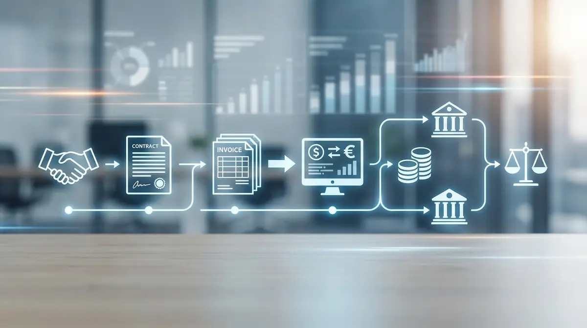 2社間ファクタリングの会計処理を時系列で解説