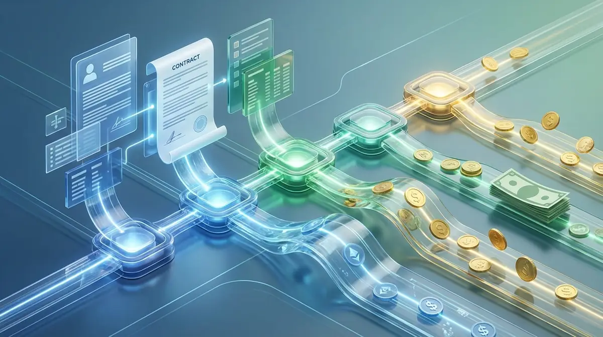 ファクタリング債権を現金化する流れ【5ステップ】