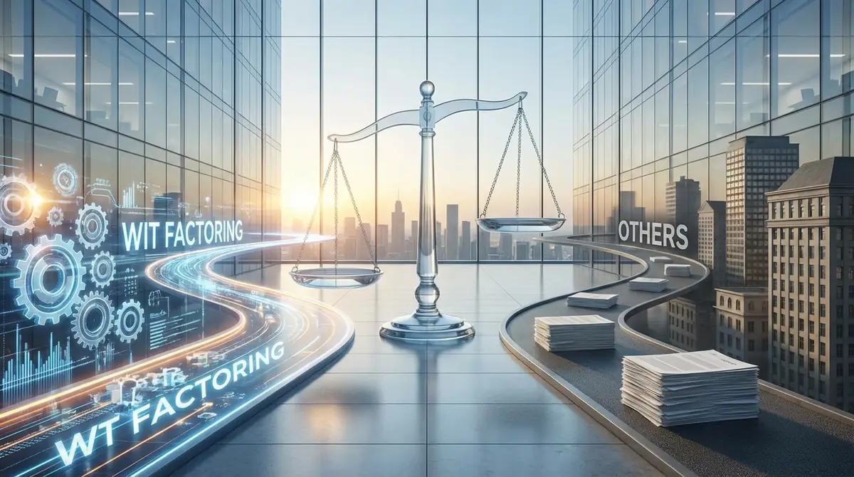 ウィットファクタリングと他社を比較