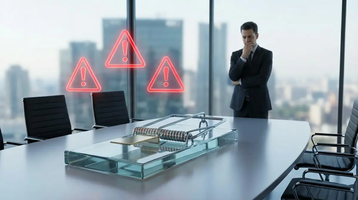 悪質業者を見抜く3つの警告サイン|100パーセント通るファクタリングの罠