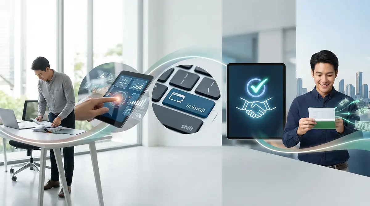 個人事業主がファクタリングを申し込む5つのステップ