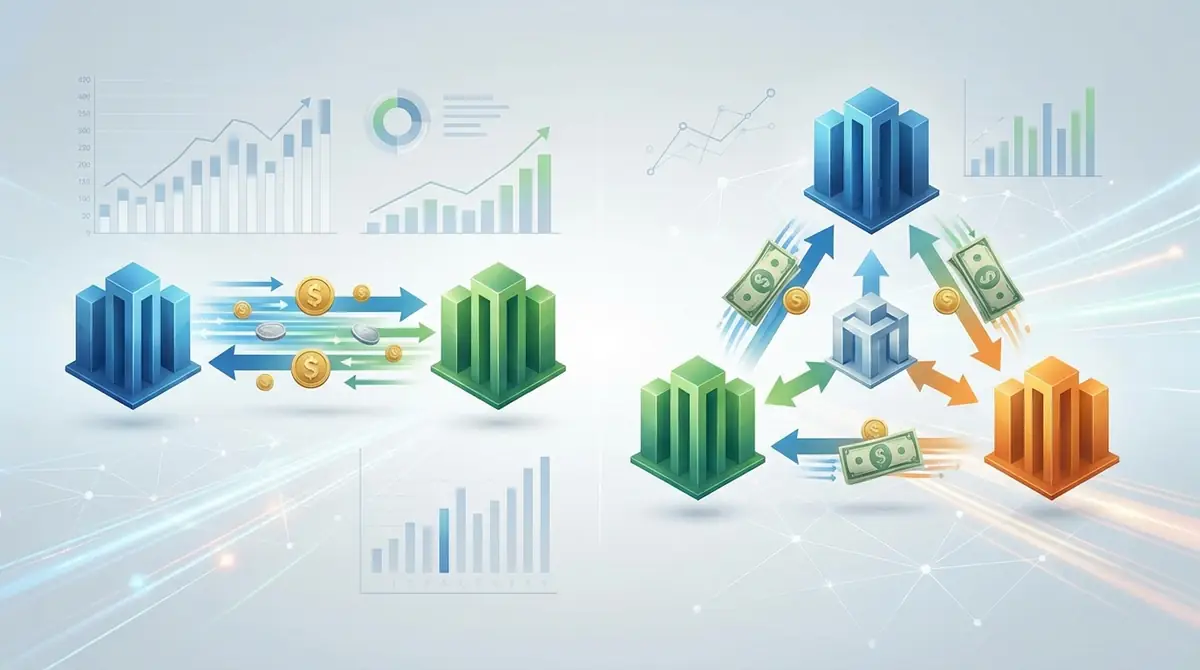 ファクタリングの種類｜2社間と3社間の違いを簡単に比較