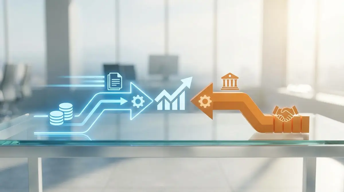 ファクタリングと銀行融資の違いを図解で比較